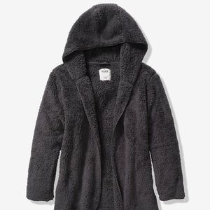 VS PINK SHERPA CARDIGAN
